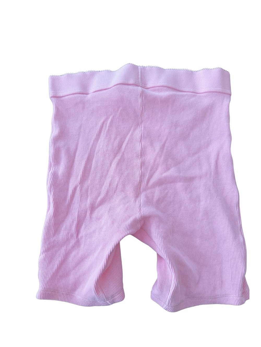 Skims Pink Ribbed Boxer Briefs Shorts